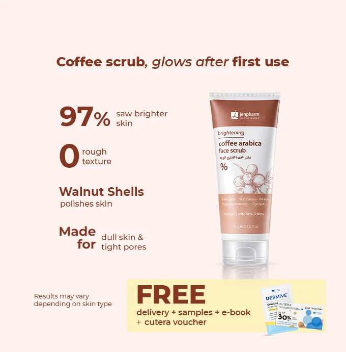 Jenpharm-Caffique Brightening Coffee Arabica Face Scrub