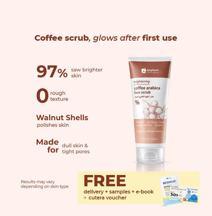 Jenpharm-Caffique Brightening Coffee Arabica Face Scrub