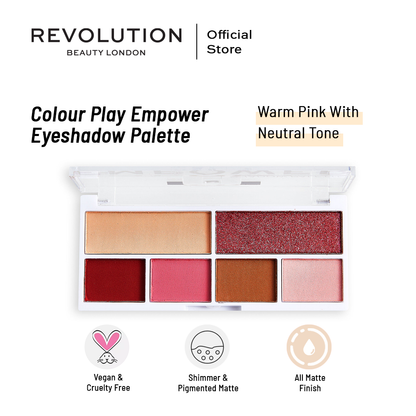 Relove By Revolution Colour Play Empower Eyeshadow Palette
