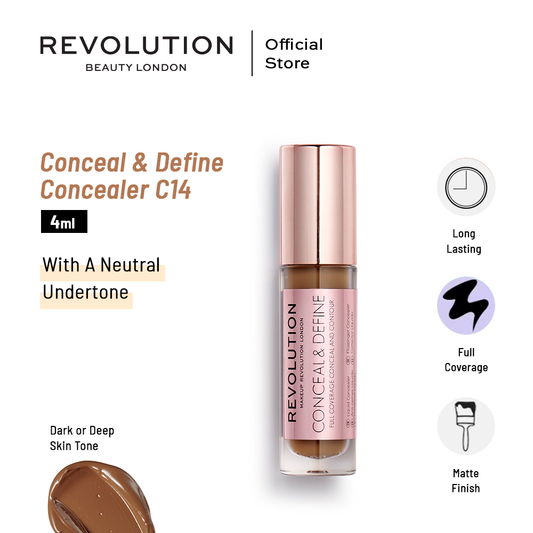 Makeup Revolution Conceal & Define Concealer C14 4ml