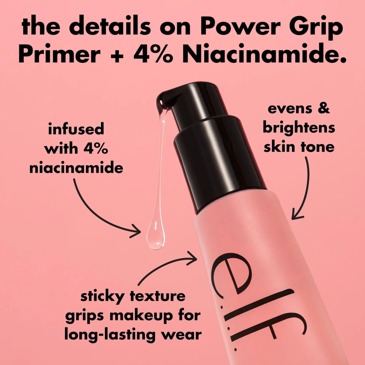 ELF - Power Grip Primer + 4% Niacinamide - 24Ml
