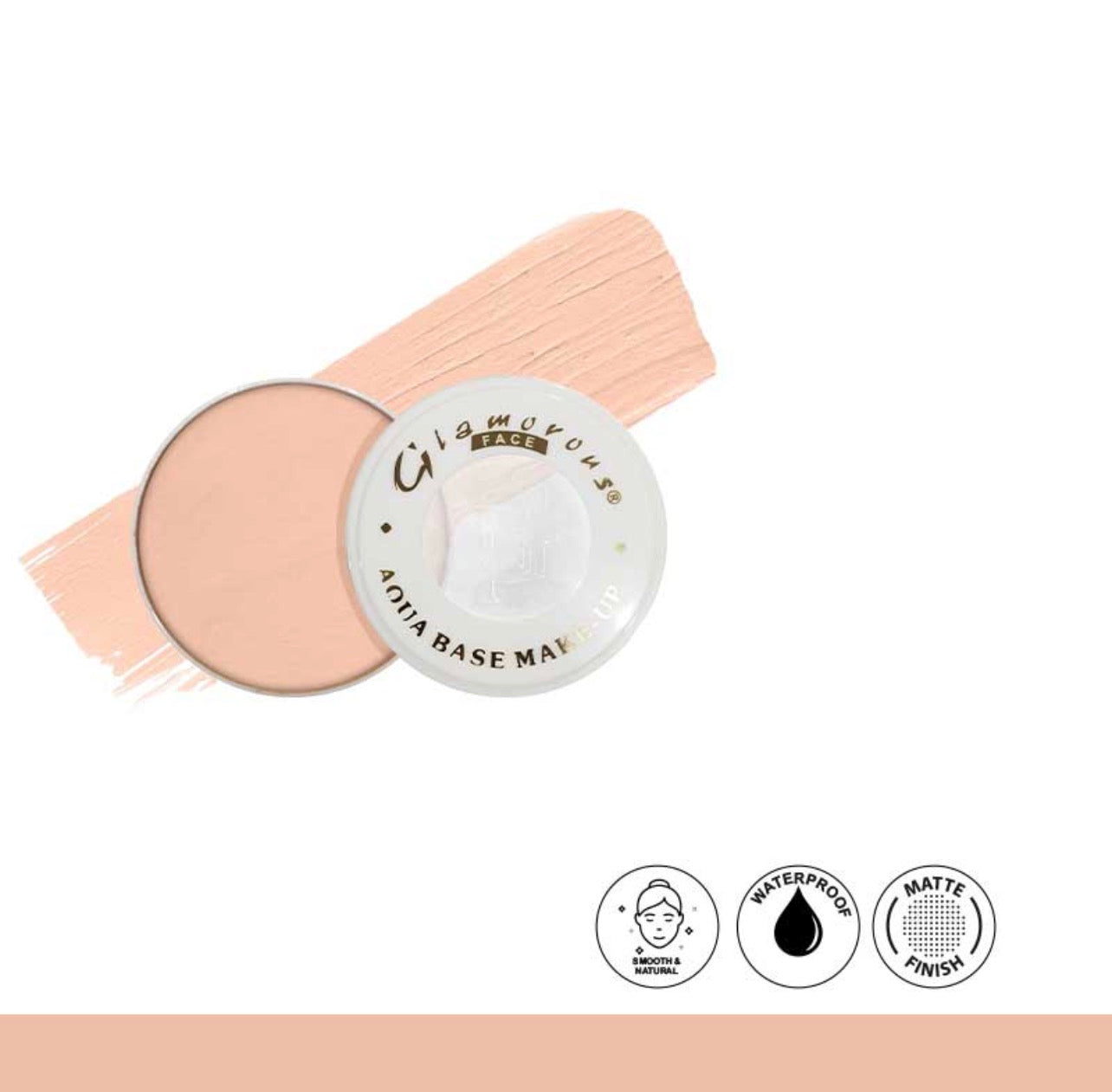 Glamorous Face Aqua White Base