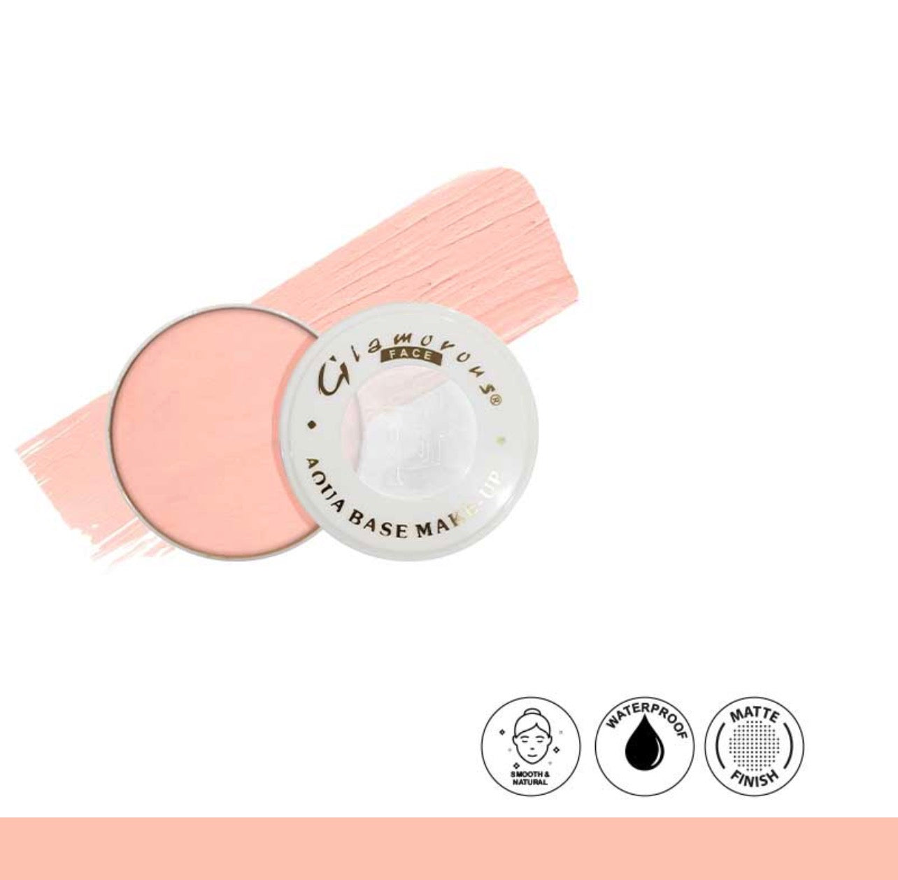 Glamorous Face Aqua White Base