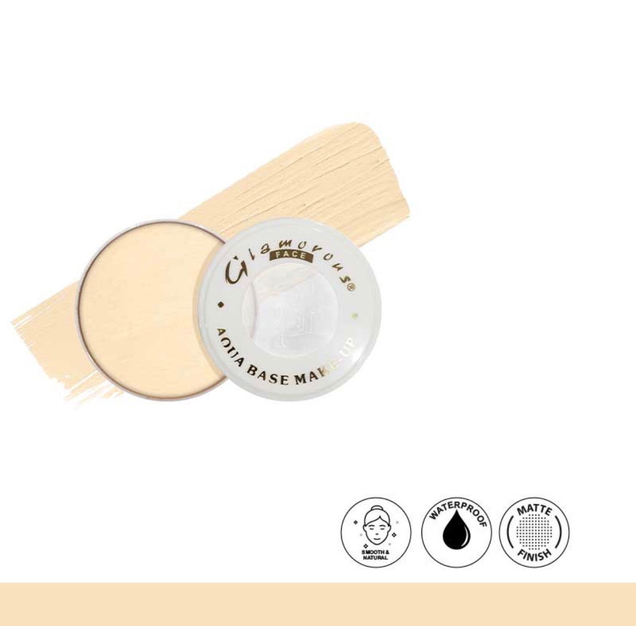 Glamorous Face Aqua White Base