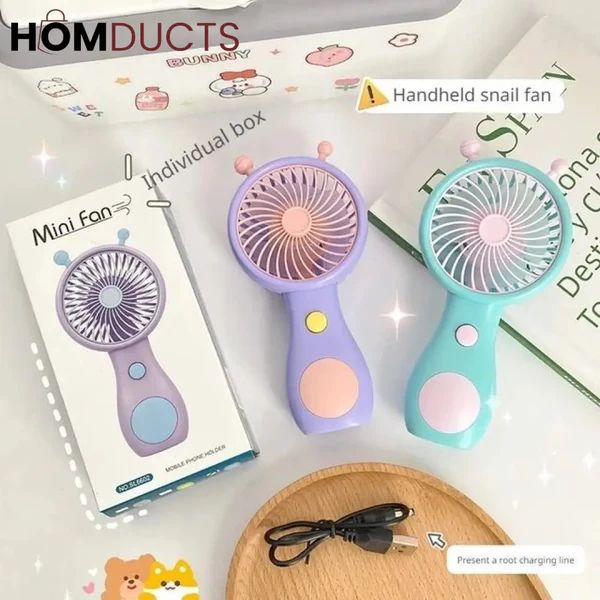 Cute Snail Shape Mini Fan
