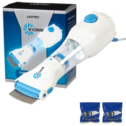 V-Comb Vacuum Comb for Lice Removal