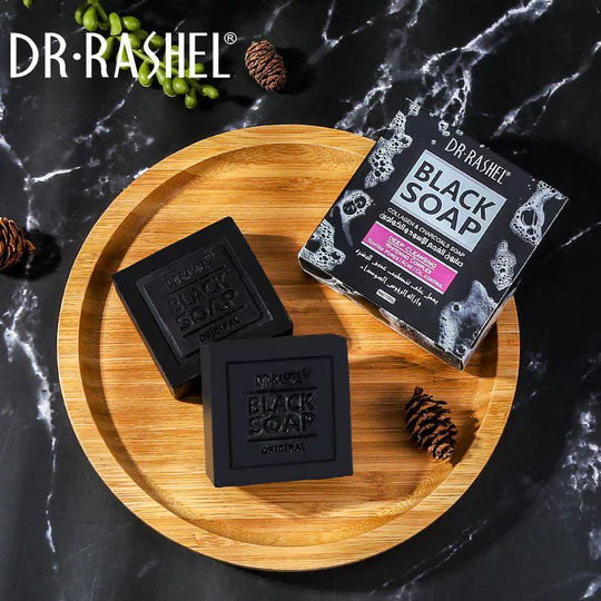 Dr. Rashel Collagen & Charcoals Black Soap