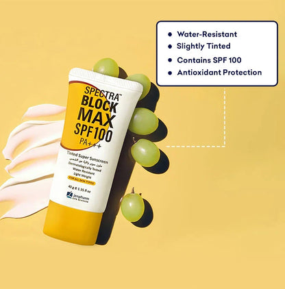 Jenpharm-Spectra Block Max Tinted Super Sunblock Cream-40G