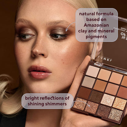 LAMEL 16 Shades Of Brown Eyeshadow Palette № 16-3
