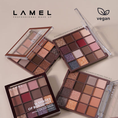 LAMEL 16 Shades Of Brown Eyeshadow Palette № 16-3