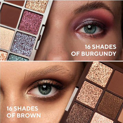 LAMEL 16 Shades Of Burgundy Eyeshadow Palette № 16-4