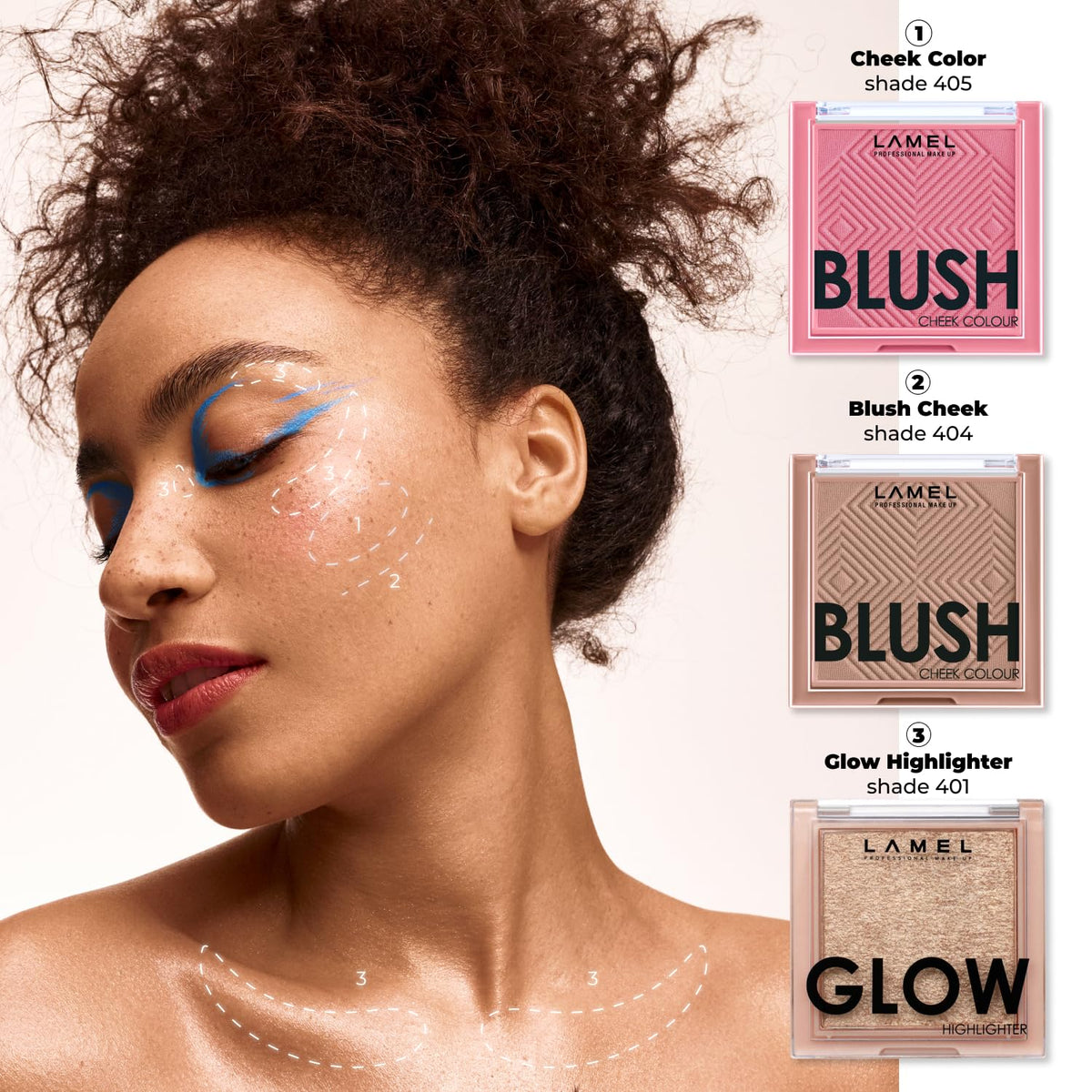 LAMEL Glow Highlighter № 402 Sun 3.8gm