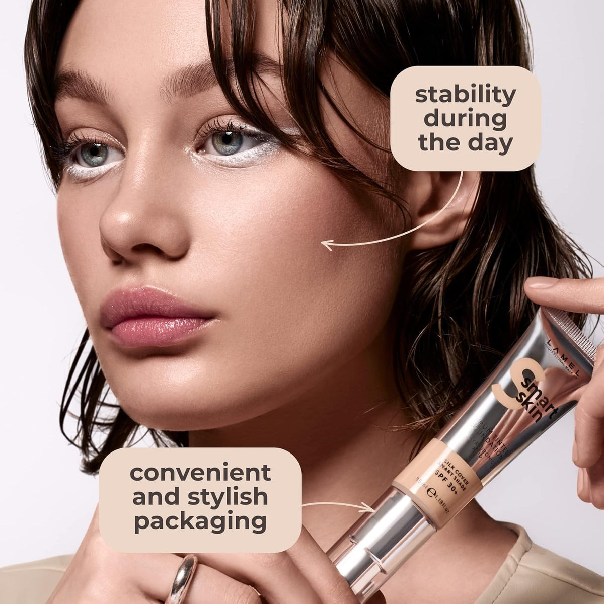 LAMEL Smart Skin Serum Tinted Foundation №402 Beige 35ml