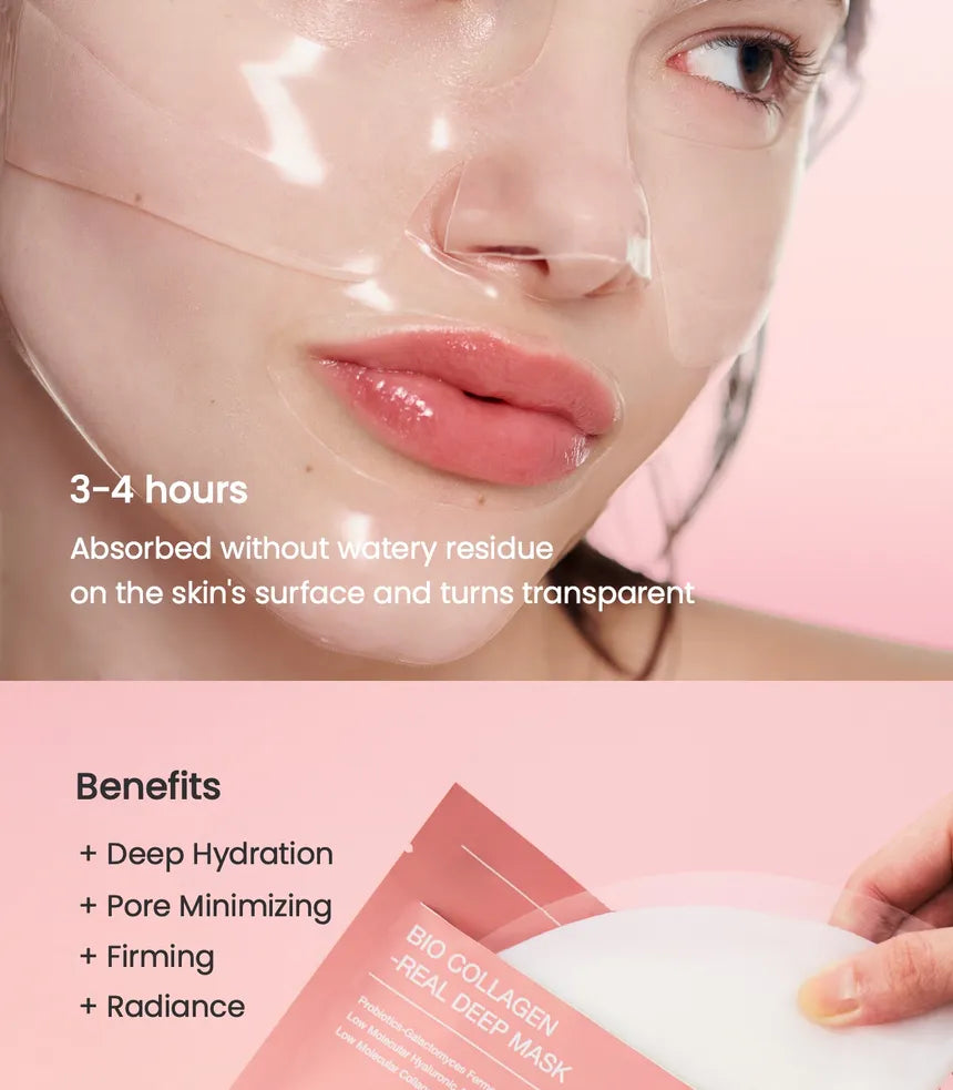 Biodance - Bio Collagen Real Deep Mask Pack Of 4