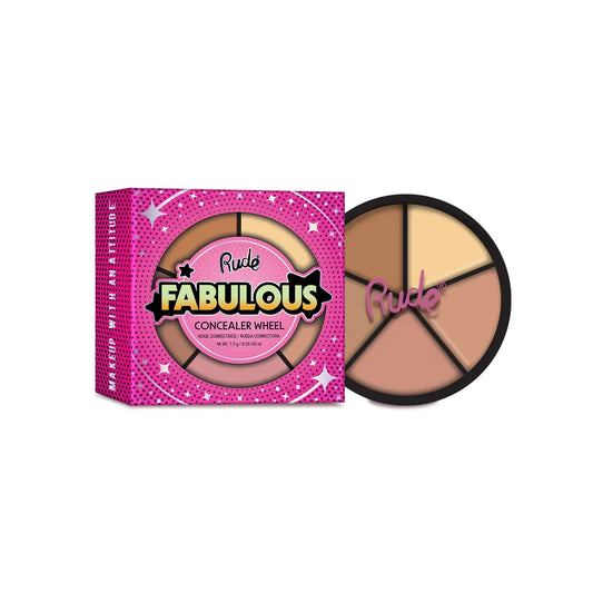 Rude Cosmetics Fabulous Concealer Wheel Light 7.5gm