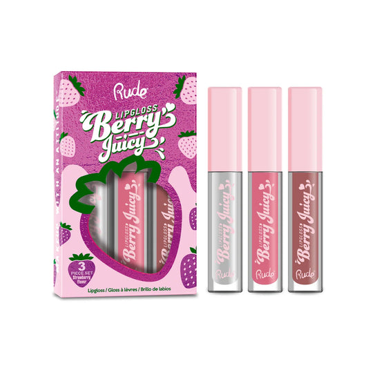 Rude Cosmetics Berry Juicy Lip Gloss Set Lipgloss 7.5ml