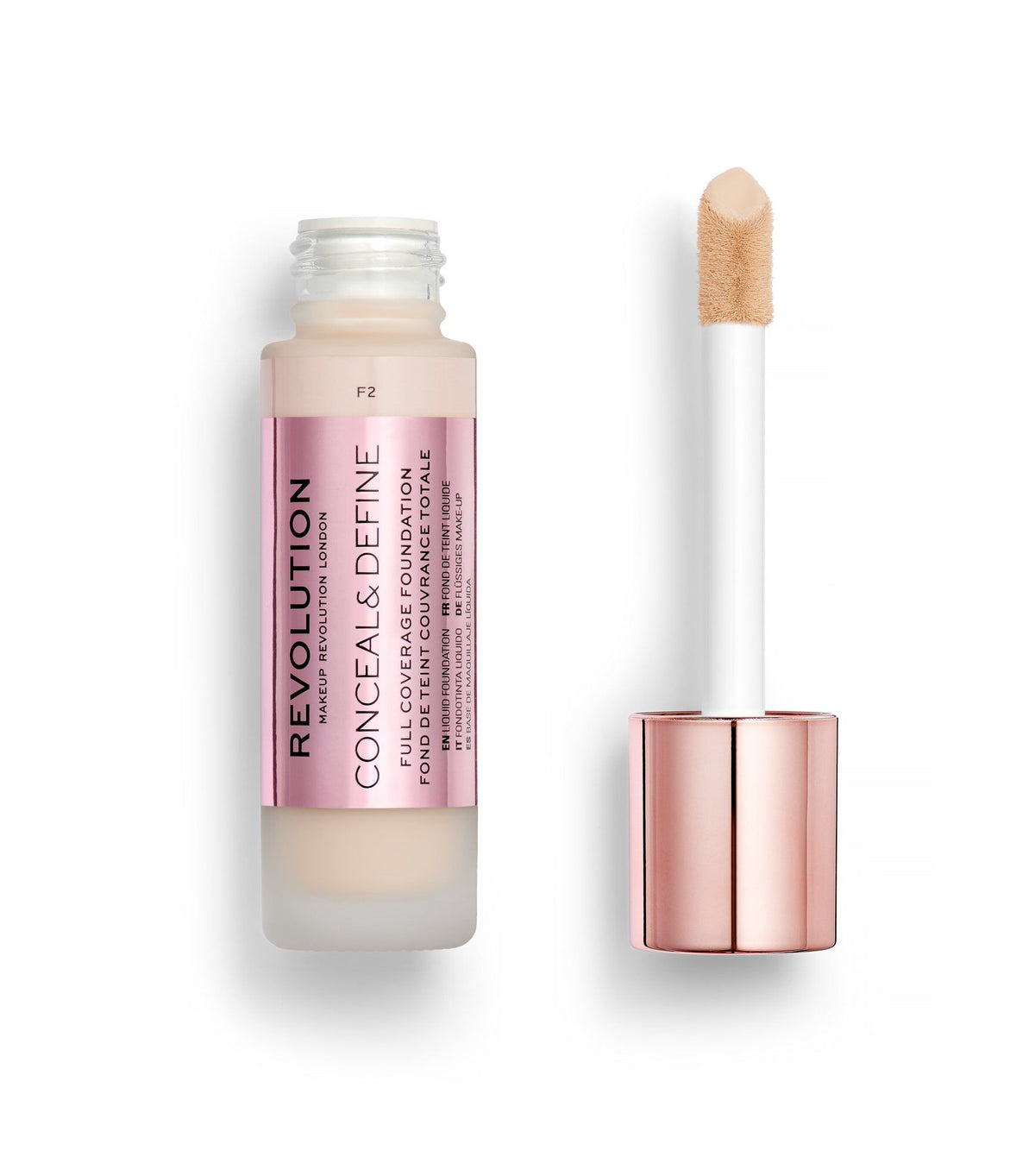 Makeup Revolution Conceal & Define Foundation F2 23 ml