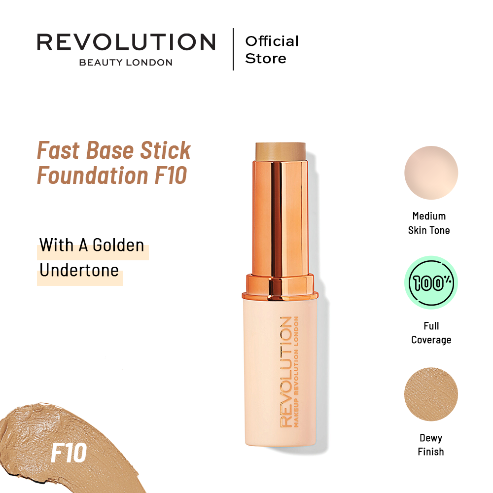 Makeup Revolution Fast Base Stick Foundation F10