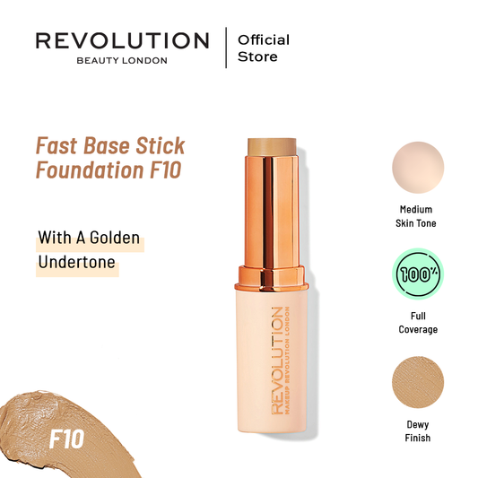 Makeup Revolution Fast Base Stick Foundation F10