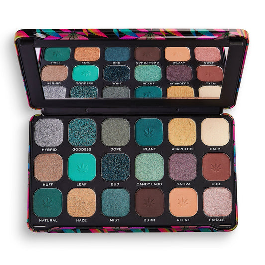 Makeup Revolution Forever Flawless Chilled With Cannabis Sativa Eyeshadow Palette