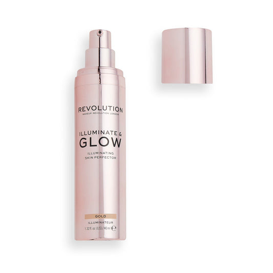 Makeup Revolution Illuminate & Glow Liquid Highlighter Gold 40ml