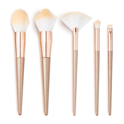 Makeup Revolution Precious Stone Brush Set Rose Quartz