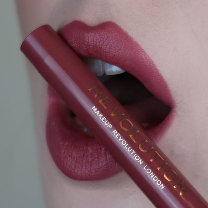 Makeup Revolution Velvet Kiss Lip Crayon Rosé