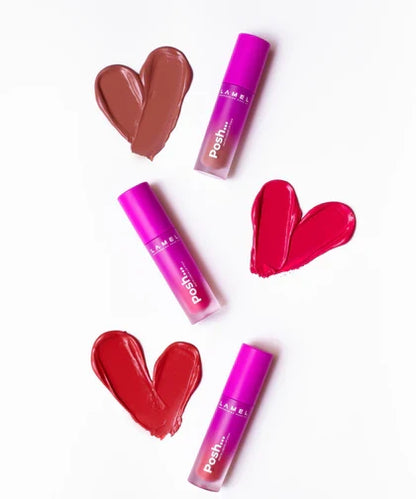 LAMEL Posh Matte Liquid Lip Stain 405 Punch Pink 4gm