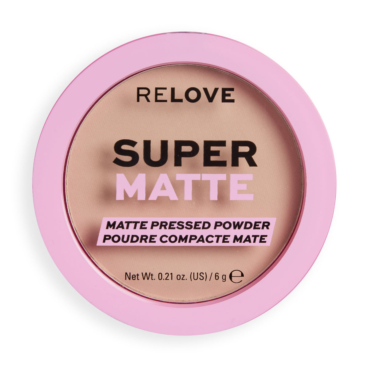 Relove By Revolution Super Matte Pressed Powder Vanilla