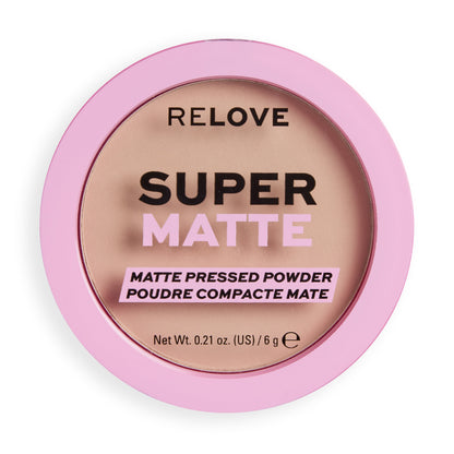 Relove By Revolution Super Matte Pressed Powder Vanilla