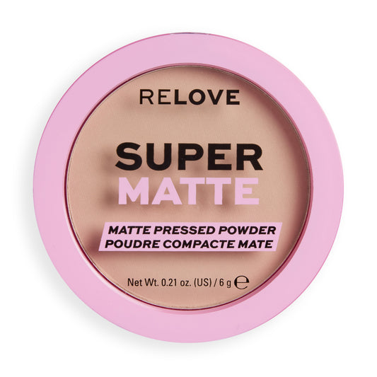 Relove By Revolution Super Matte Pressed Powder Vanilla