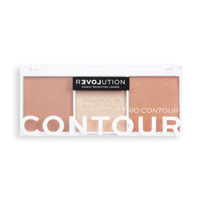 Relove By Revolution Colour Play Contour Trio Palette Baked Sugar