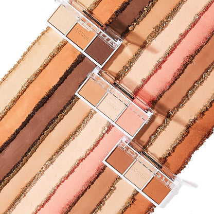 Relove By Revolution Colour Play Contour Trio Palette Baked Sugar