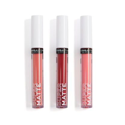 Relove By Revolution Supermatte Liquid Lip Set Kiss