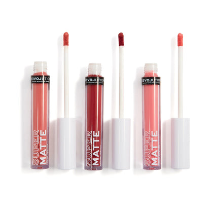Relove By Revolution Supermatte Liquid Lip Set Kiss