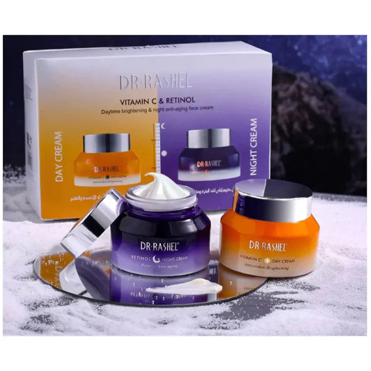 Dr. Rashel Vitamin C & Retinol A Day Brightening & Night Anti-Aging Face Cream Set