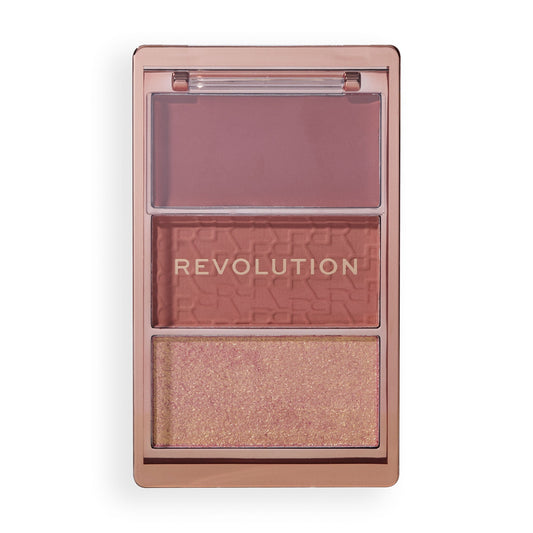 Revolution Blush Icon Palette Aura Points Rose