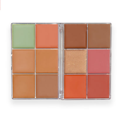 Revolution Everything Base Face Icon Complexion Palette Medium 5gm