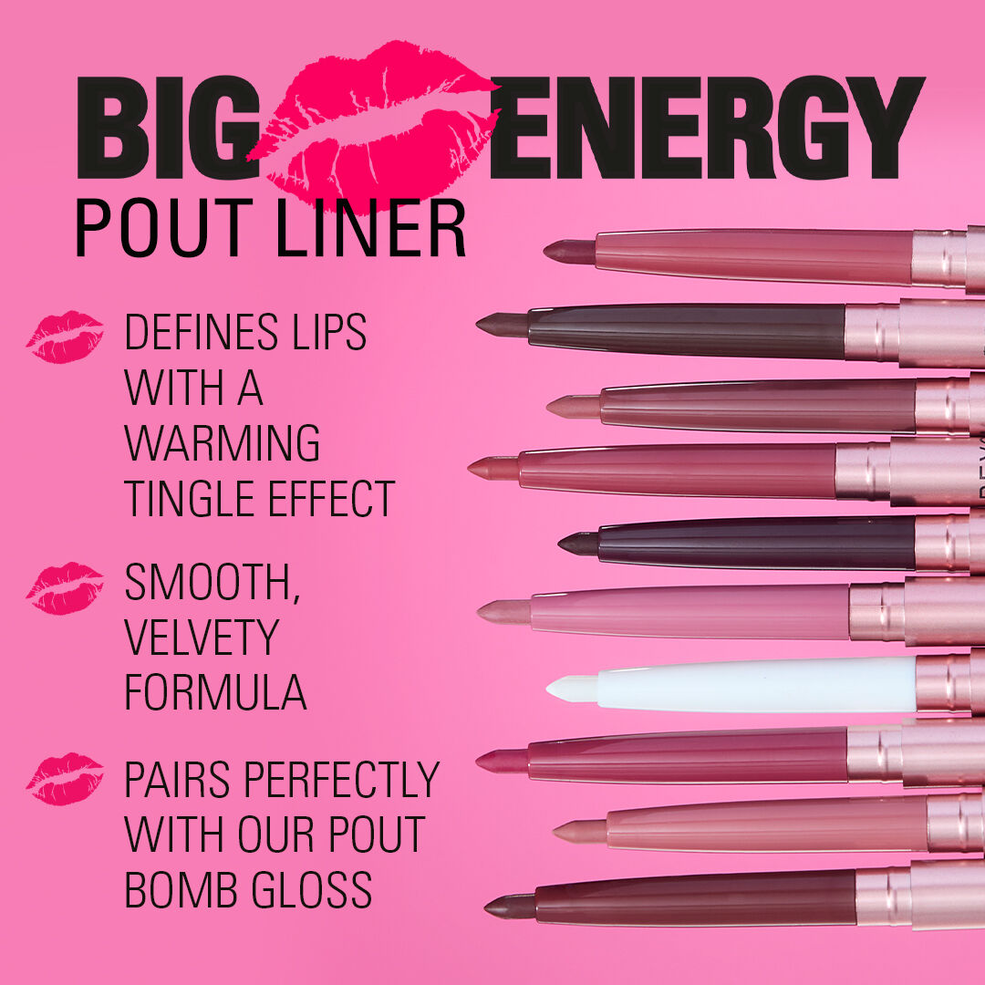 Revolution Pout Bomb Plumping Lip Liner Cookie Warm Brown