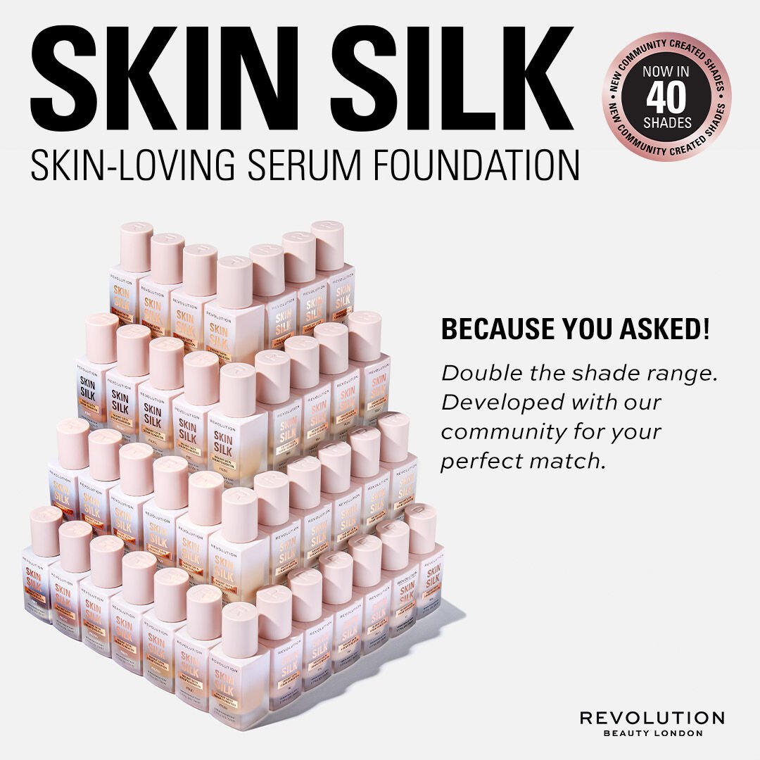 Revolution Skin Silk Serum Foundation F3N 23ml