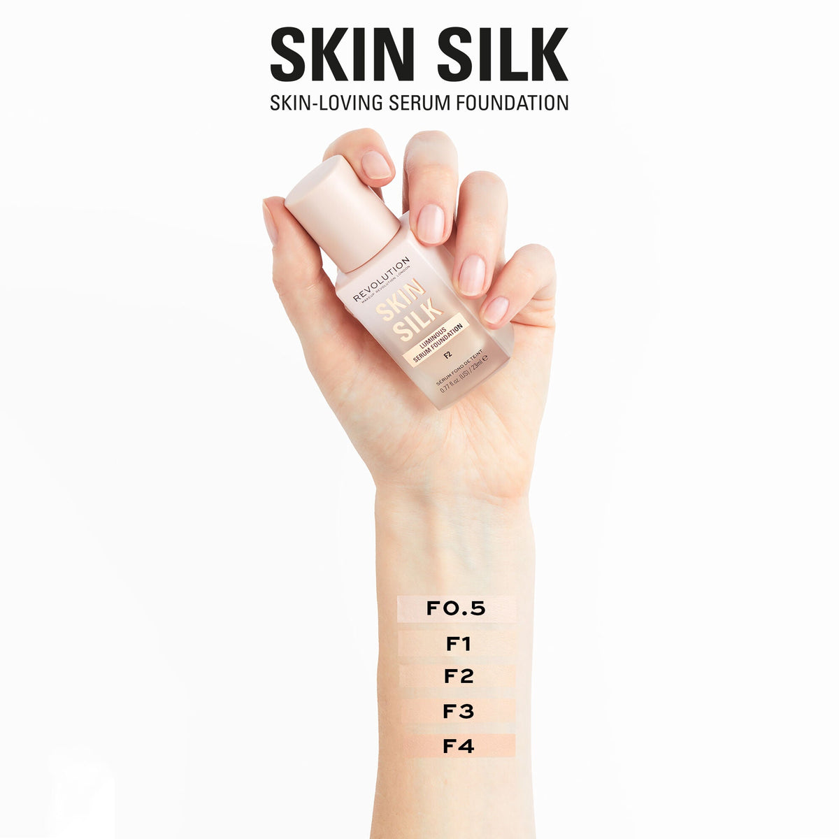 Revolution Skin Silk Serum Foundation F1N 23ml