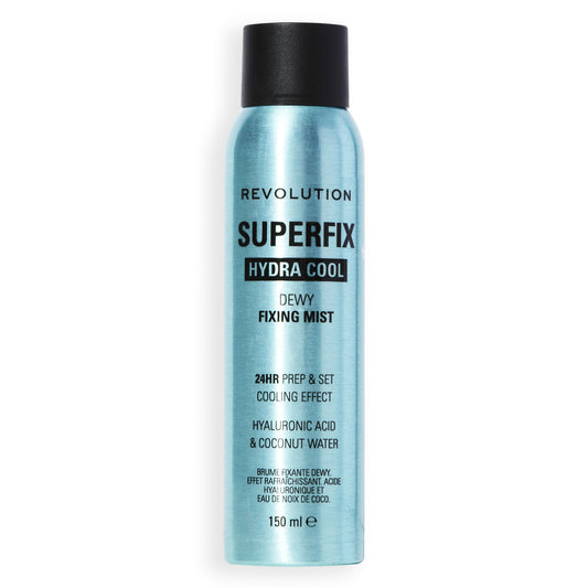 Revolution Superfix Hydra Cool Prep + Fix Continuous Fixing Mist 150ml