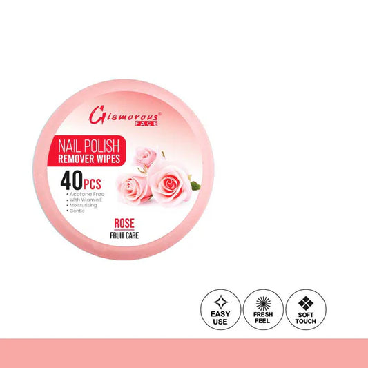 Glamorous Face Nail Remover Tissue Rose