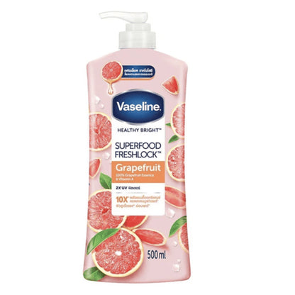 Vaseline - Body Lotion Healthy Bright Super Food Fresh Lock Grapefruit-500Ml