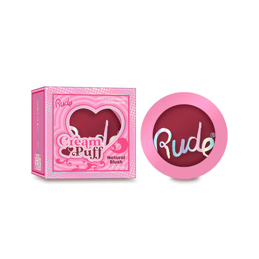 Rude Cosmetics Cream Puff Natural Blush Short Cake 6gm