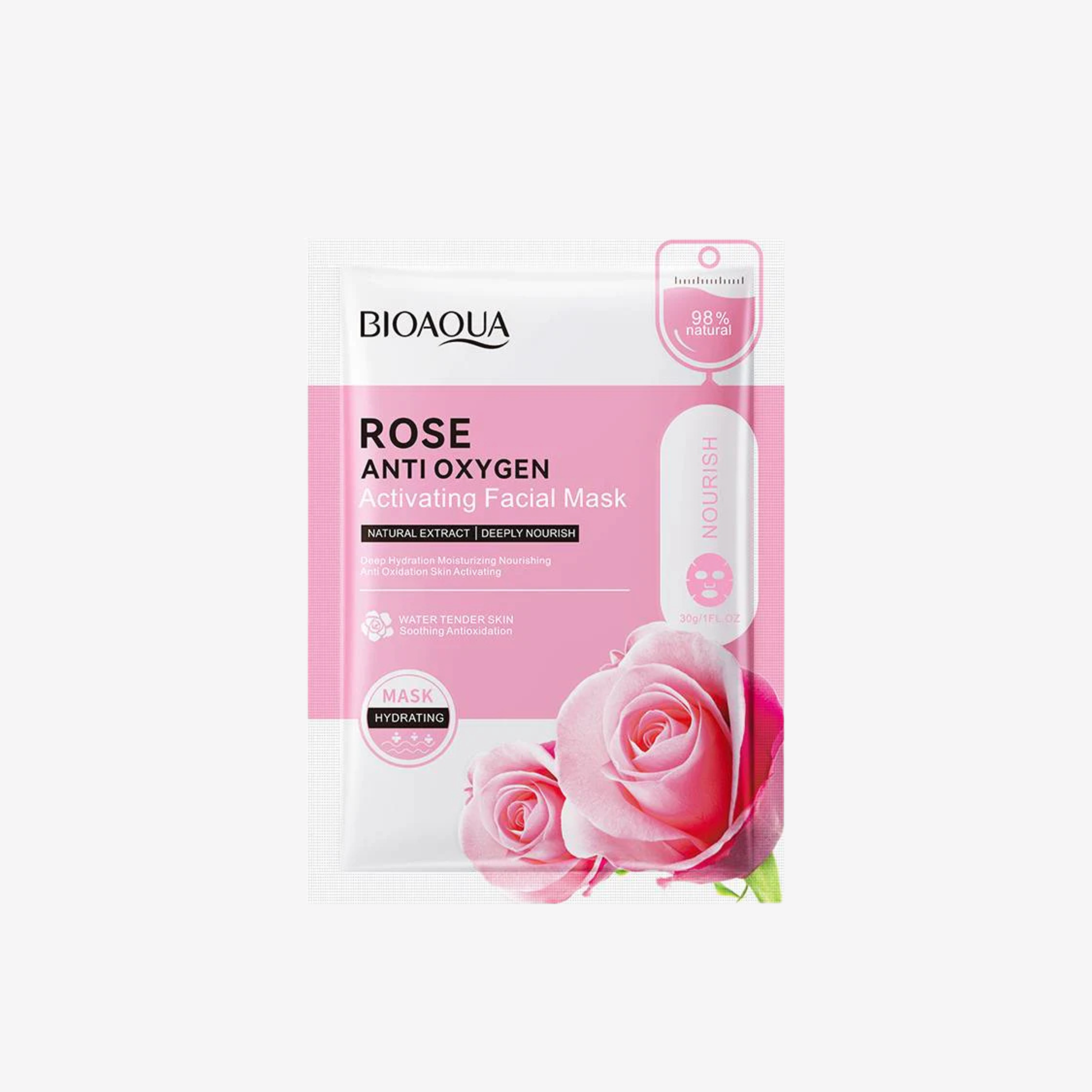 Bioaqua Rose Anti Oxygen Facial Mask 30G