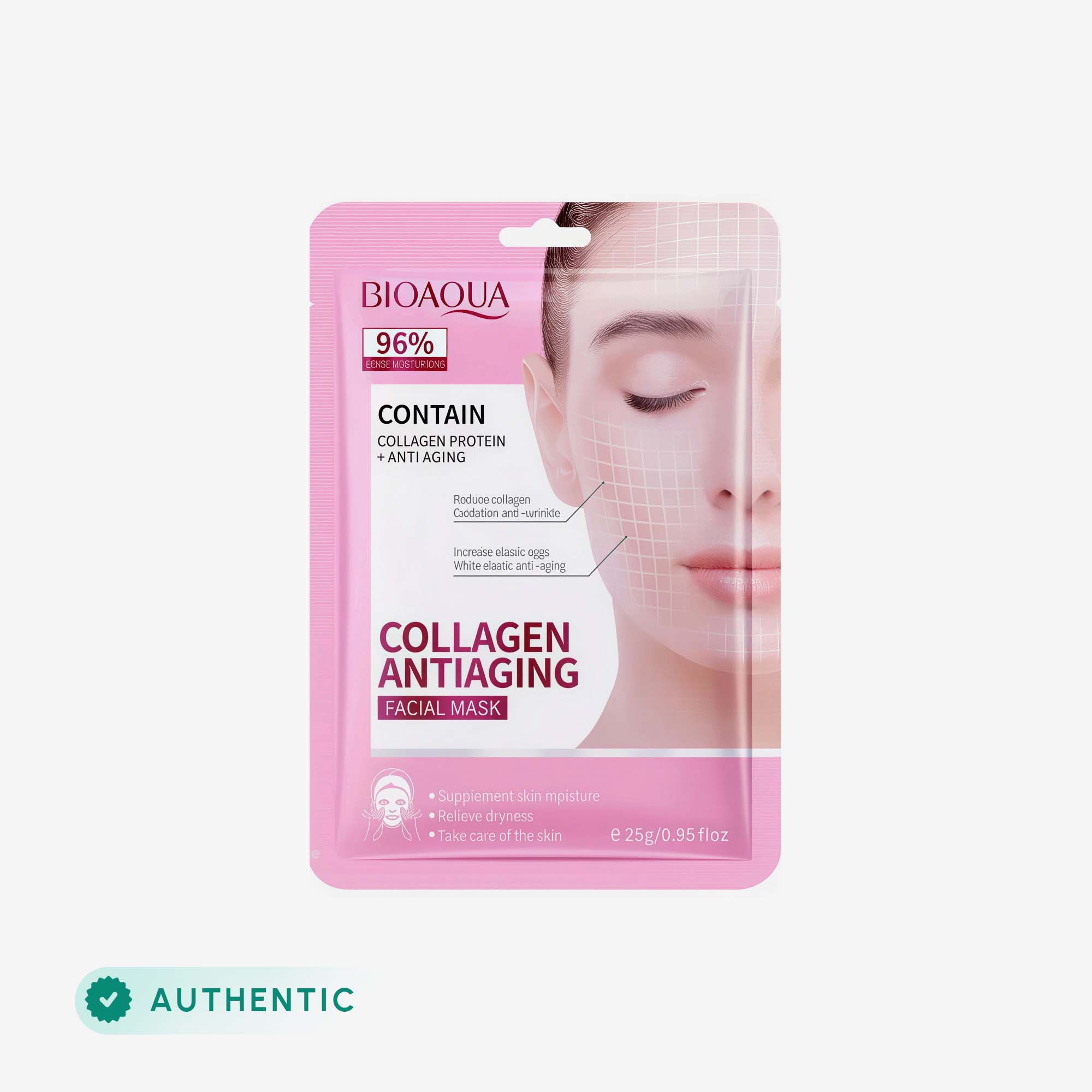 Bioaqua Collagen Protein Anti Aging Mask - 1 PC