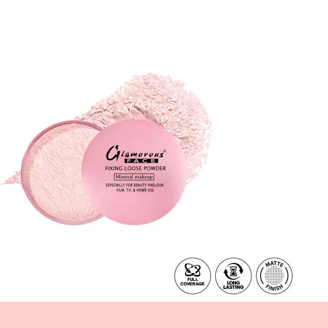 Glamorous Face HD Mineral Matte Finish Fixing Loose Powder