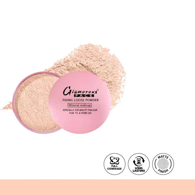 Glamorous Face HD Mineral Matte Finish Fixing Loose Powder