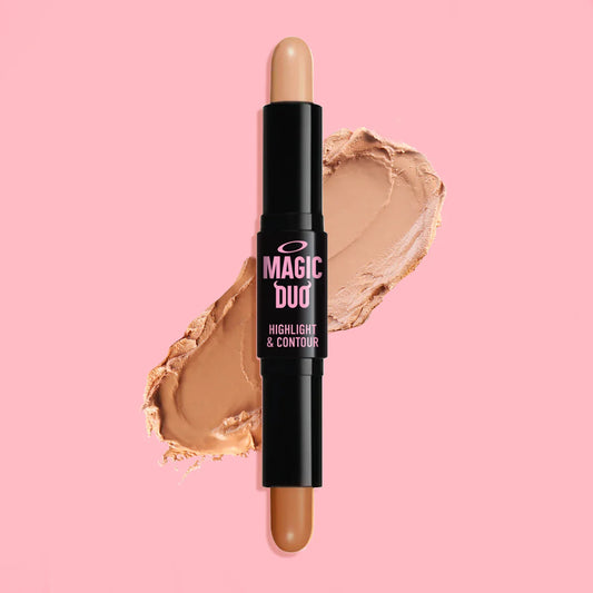 Rude Cosmetics Magic Duo Highlight and Contour Tan 4.5gm